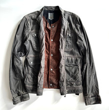 Diesel Pigment Rider Jacket Men s Garment Dyed Biker S/S 2010 Vintage Style