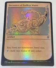 Decanter of Endless Water 444 Showcase Battle for Baldur's Gate MTG UNPLAYED