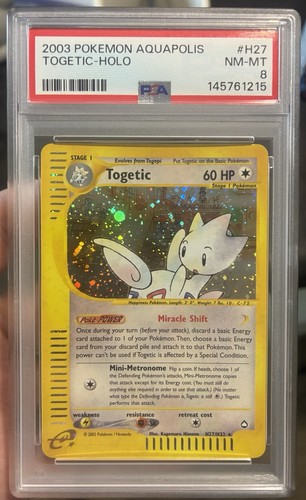 Togetic graded PSA 8 for sale on eBay