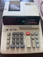 Sharp EL-1630A Printing Calculator 12-Digit Retro Office