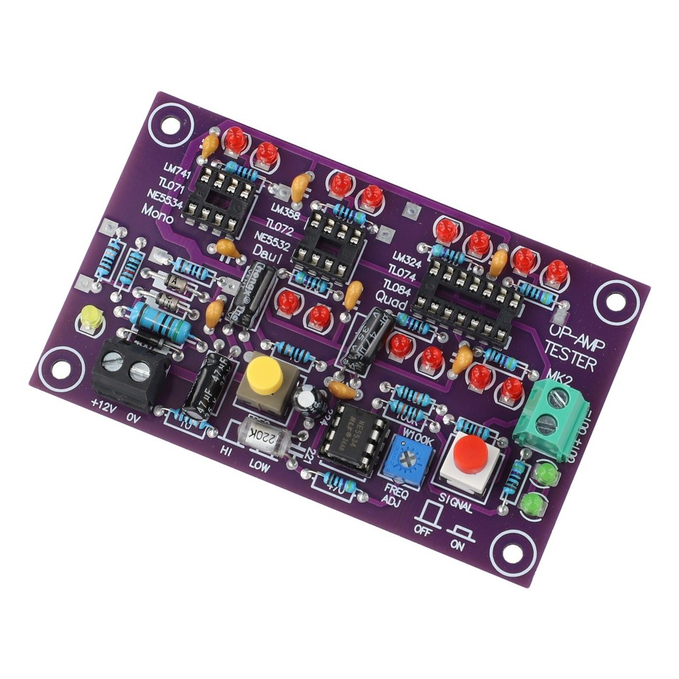 For Circuit Testing Op Amp Test Board Dual Op Amp Testing Input Signal ...