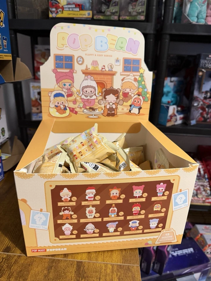 Pop Mart Pop Bean - Fluffy and Cozy Series Mini Blind Bag New Release