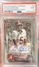 Topps Bowman University Chrome 2025 Germie Bernard Prospect Auto PSA 9 Rookie