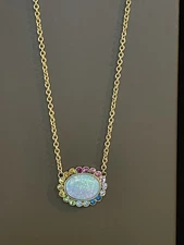 Kurt Geiger London Crystal Pendant Necklace NWT