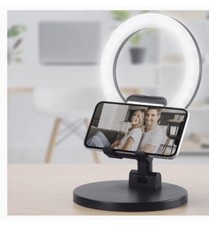 Merkury Vlog Cast Studio Kit Remote -LED Ring Light Foldable Stand NEW NIB