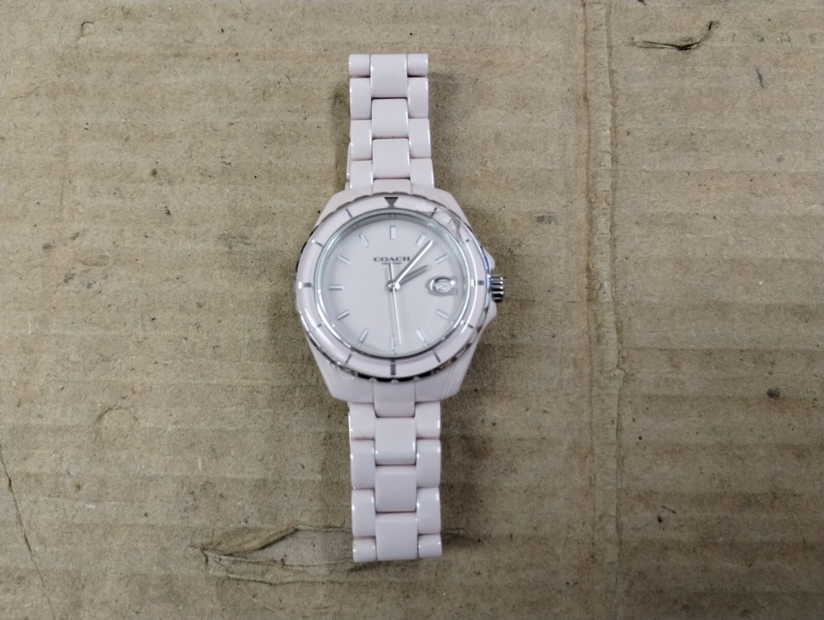 Preston Pink Ceramic Coach Preston Ceramic Watch Ladies' Coach