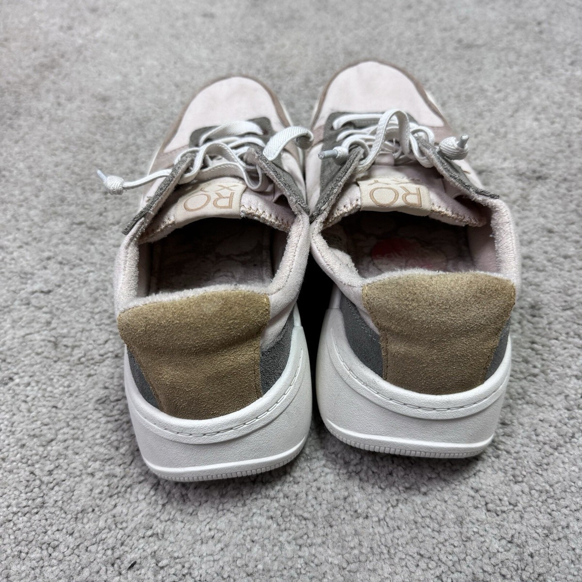 Roxy Sneakers Multicolor Lace Up Leather Women's Size 8.5 | eBay