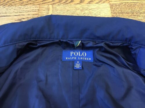 Men's Polo Ralph Lauren Troops Lined Field Military Oxford Blue Jacket - Size M - Picture 4 of 10