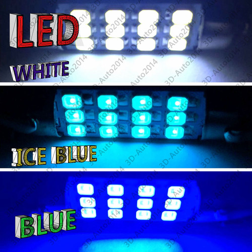 14pcs LED ICE Blue Light Interior Package Kit for KIA Sedona 2014-2016 - Bild 7 von 11