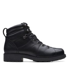 Clarks Women's Orinoco2 Hike WP Black Leather 26167938