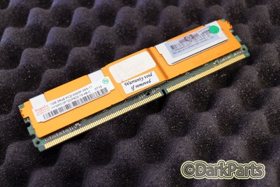 Mémoire RAM Serveur HP 1GB PC2-5300F - Micron MT18HTF12872FDY - Modèle 398706-051 D'occasion Testée