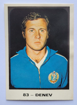海外サッカーカード　アルゼンチン　ウバルド　フィジョール 1974 EM Munich World Cup FIFA #083 GEORGI DENEV Bulgaria Soccer