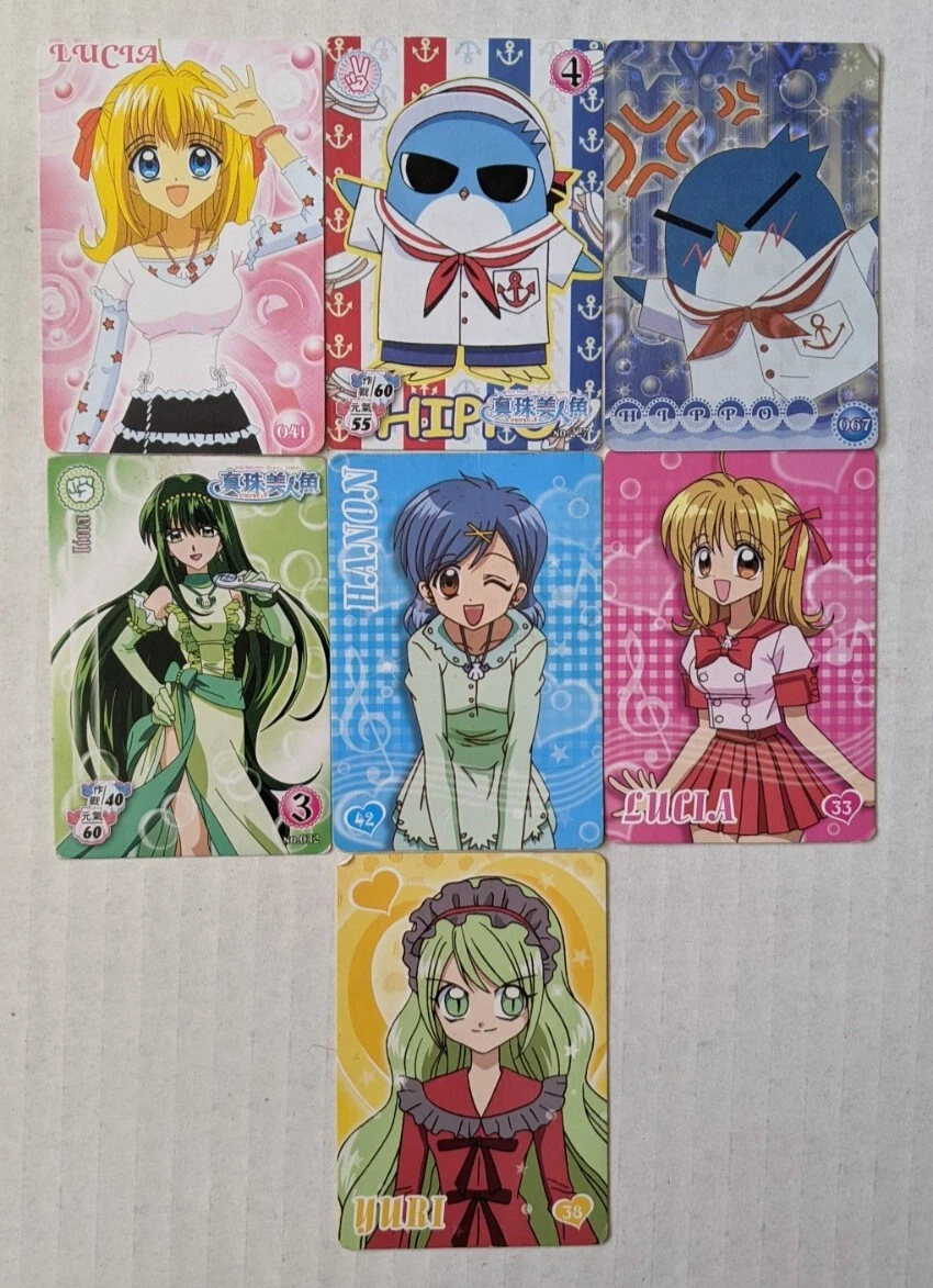 Mermaid Melody Pichi Pichi Pitch Magical Girl Anime Collection Cards Set of  7 | eBay