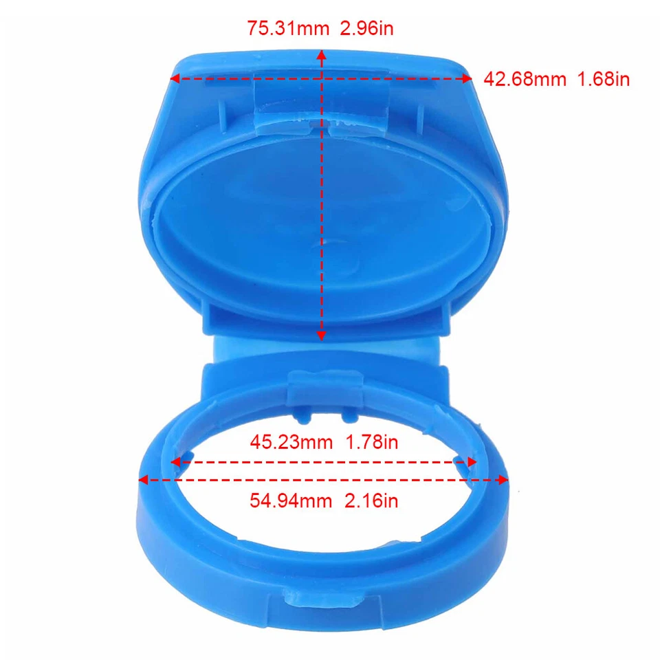 For Porsche Cayenne 2003-2014 Wiper Washer Fluid Reservoir Tank Cap Cover - Imagem 2 de 4