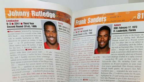 Arizona Cardinals Media Guide Vintage 2001 NFL Football Collectible 376 Pages - Picture 3 of 10
