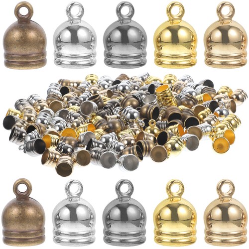 150 Pcs Bracelet Necklace Earring Decoration Tassel Making Cord End Caps