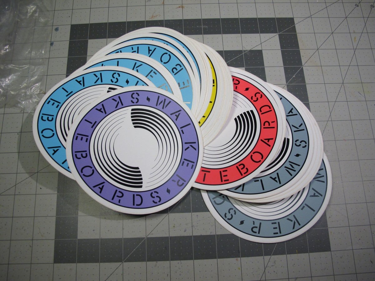 vtg 1980s skateboard sticker lot Walker - 185 total pcs. | eBay