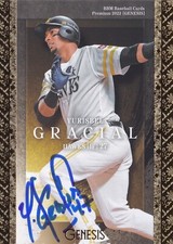 YURISBEL GRACIAL SIGNED AUTO'D 2022 BBM PREMIUM GENESIS CARD #86 CUBA WBC