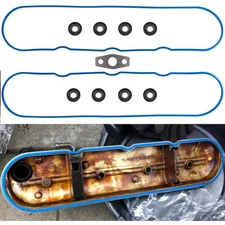 Valve Cover Gasket Set with Grommets for 1999-2016 Chevy GMC Pontiac Cadillac
