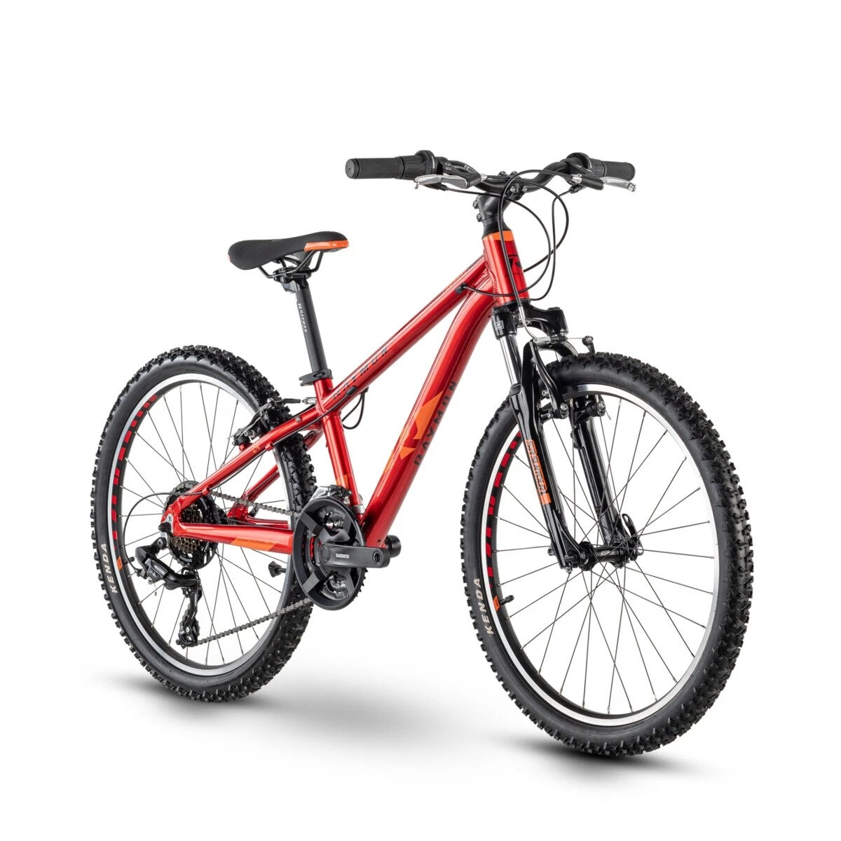 Bicicleta MTB Ni o 9 11 A os Fourray 1.0 24 21v Rojo Naranja