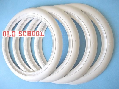 4x 13 /"blanco pared neumáticos Adornos Whitewall Ford Vauxhall