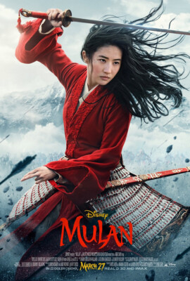 MULAN MOVIE POSTER Sided ORIGINAL FINAL 27x40 DISNEY YIFEI LIU