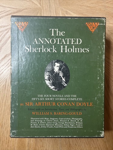 The Annotated Sherlock Holmes by Sir Arthur Conan Doyle 1st Edition VTG - Picture 2 of 24