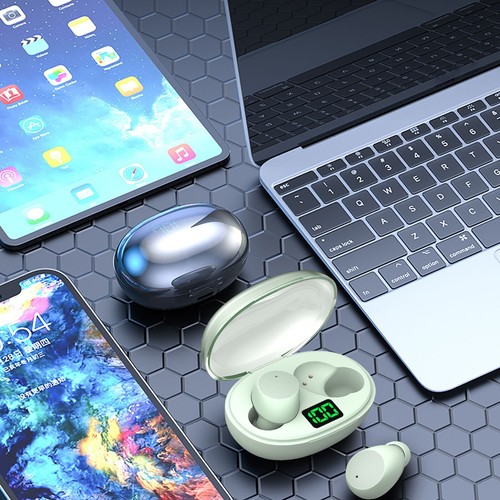 Wireless Bluetooth Headphones In Ear Stereo Earbuds LED Digital Charging Case - Picture 28 of 32