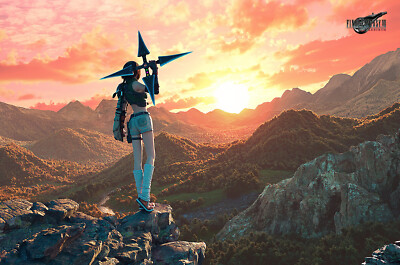 Final Fantasy VII Rebirth Yuffie PS5 PREMIUM POSTER MADE IN USA