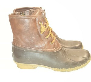 girls sperry saltwater boots