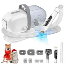 Pet Hair Grooming Vacuum With 5 Pet Grooming,Dog Grooming Kit, Dogs & Cats
