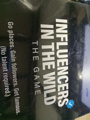 Influencers in the Wild The Game Social Media Board Game for 2-6 Players New NIB