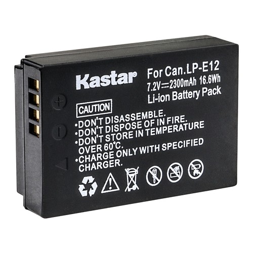 Kastar Replacement Battery Pack for Canon LP-E12 LC-E12 & Canon EOS M50 Camera - Picture 4 of 7