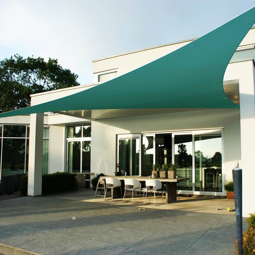 12x12x12 ft sombrilla vela triángulo jardín patio toldo exterior dosel cubierta - Imagen 105 de 121