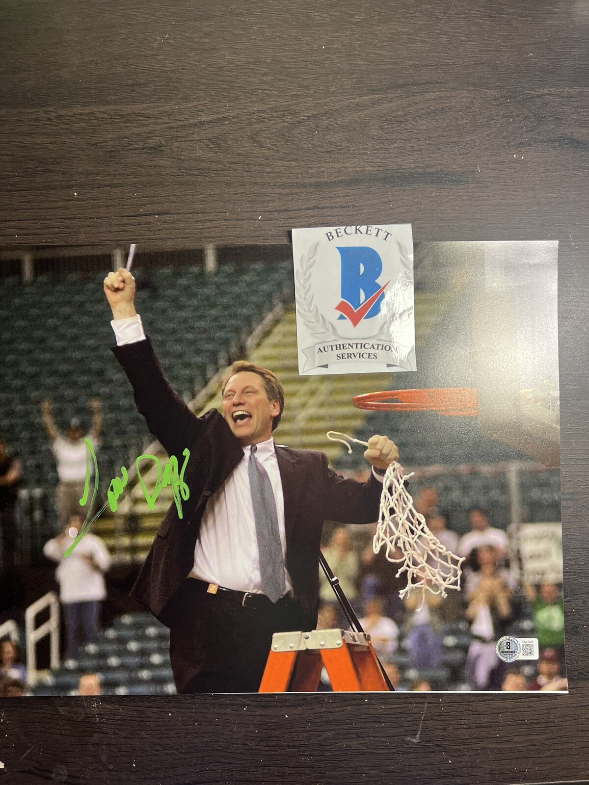 Tom Izzo Michigan State Signed 11x14 Photo Hall of Fame PROOF BAS COA BN47048 