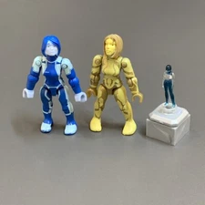 3 New Halo Mega Construx Blocks Oro Ai Cortana Mini Figure 20TH Building Figure