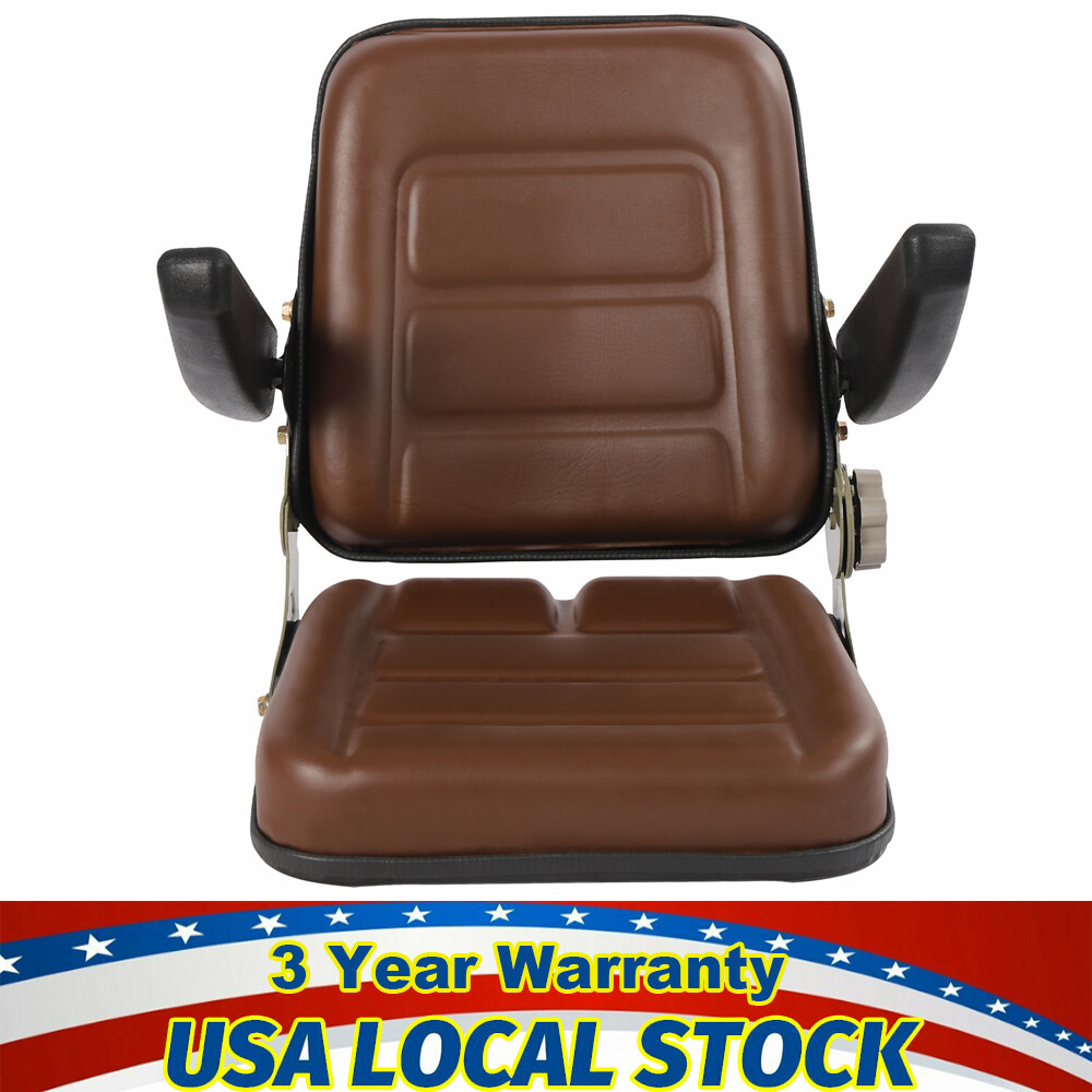 High Back Universal Lawn Mower Seat with Adjustable Durable Backrest