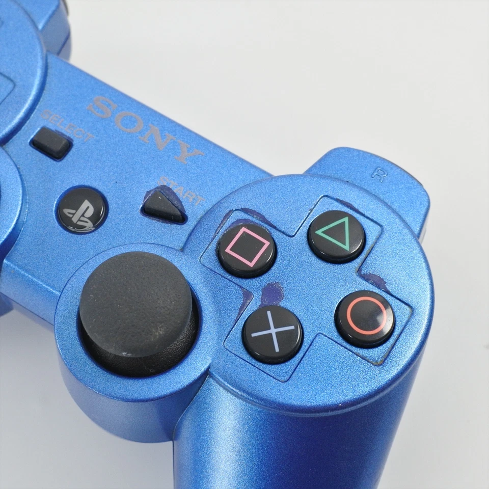 PS3 Controller Splash Blue NEW BATTERY CECHZC2JA1 DUAL SHOCK3 SIXAXIS SONY 890 - Image 3 of 4