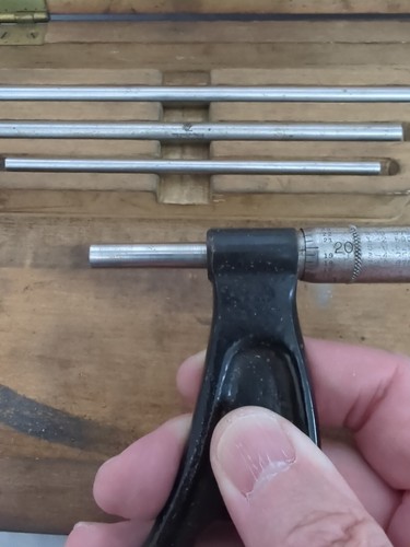 Starrett Micrometer Caliper Set No 224 Set B 6 - 9 Inch - Picture 6 of 13