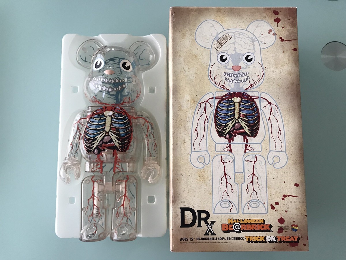 Medicom Bearbrick 2008 DRX Dr Romanelli X Halloween Japan Medicom Bearbrick 2008 DRX Dr Romanelli X Halloween Japan