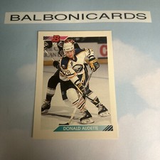 1992-93 Bowman Buffalo Sabres Hockey Card #288 Donald Audette NM+ Free Shipping