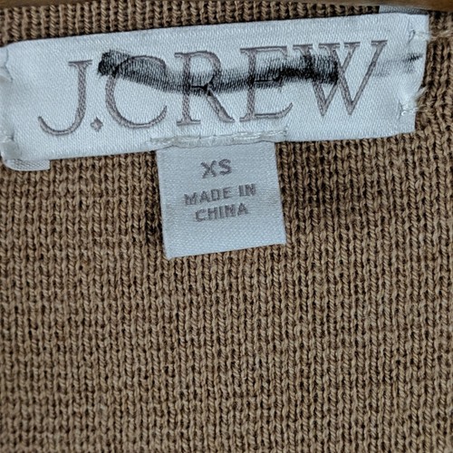 New J Crew Womens Merino Cardigan XS Jacket Sweater Juliette Midlength Cascading - Picture 2 of 4
