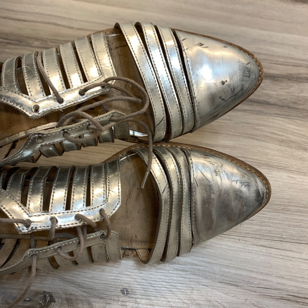 Loeffler Randall Mirrored Silver Leather Fay Cutout Oxford Loafers Size 8.5 B Rachel Espresso Woven Leather Loafer | Loafers | Footwear main image 3