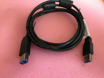Original HP 2m USB 3.0 Typ A Stecker auf B Stecker Datenkabel Leitung Super Speed schwarz 