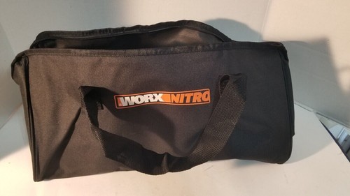 NEU Original große Öffnung Worx Nitro 18”L x 9”H x 8”B Reißverschluss schwarz Werkzeugtasche