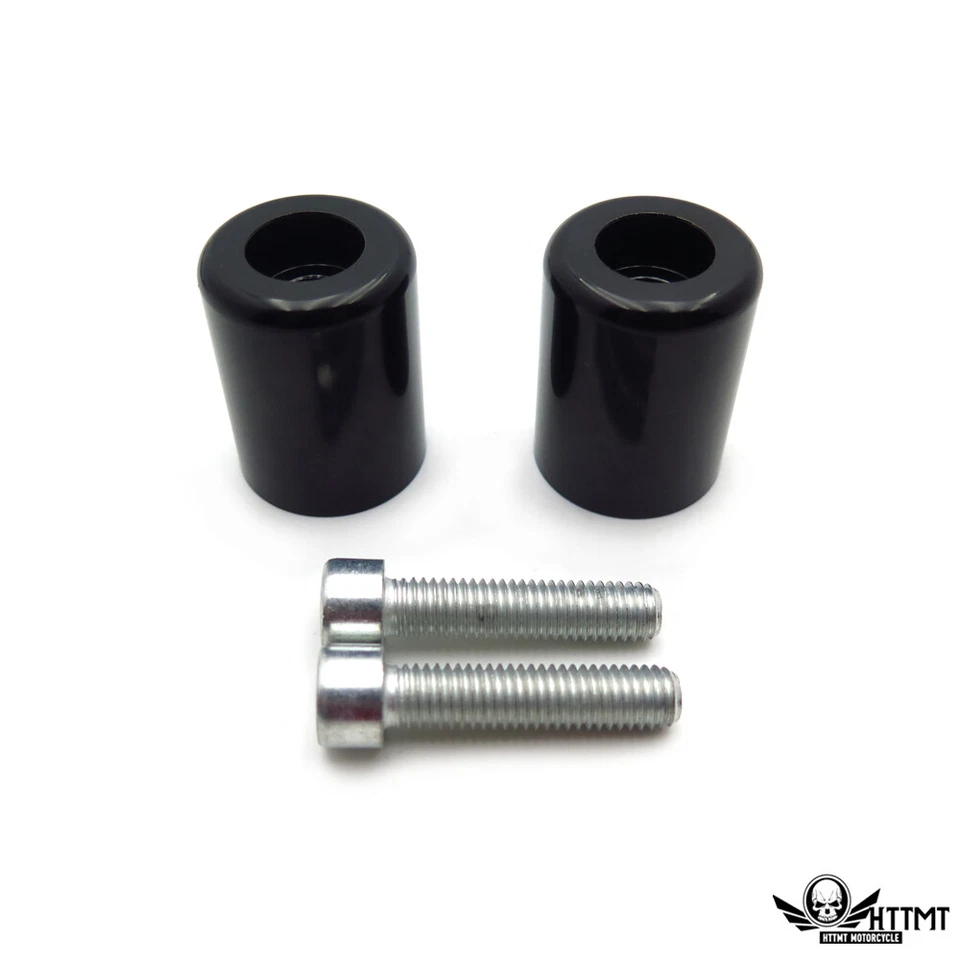Manillar de extremos de barra negro para 95-12 Kawasaki Ninja ZX6R/06-07 ZX10R/00-05 ZX12R Foto 2 de 4