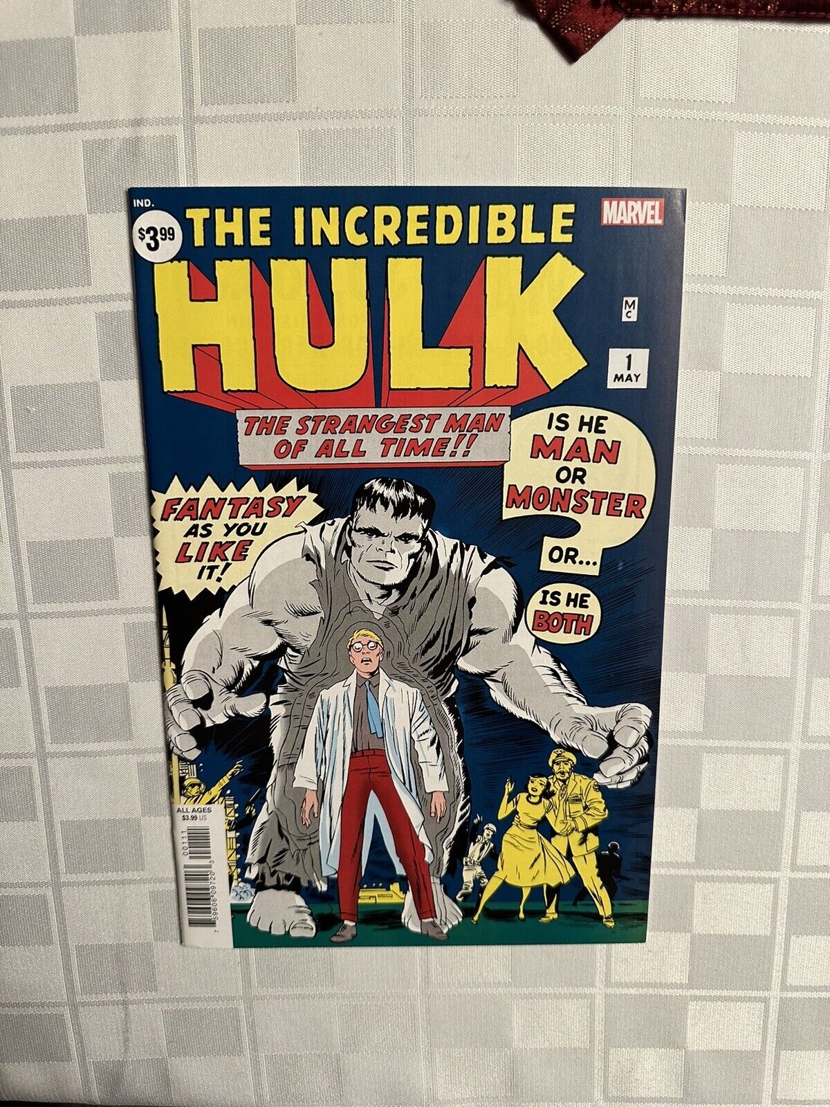 Incredible Hulk #1 (Marvel) 2019 Facsimile Stan Lee Jack Kirby First Appearance