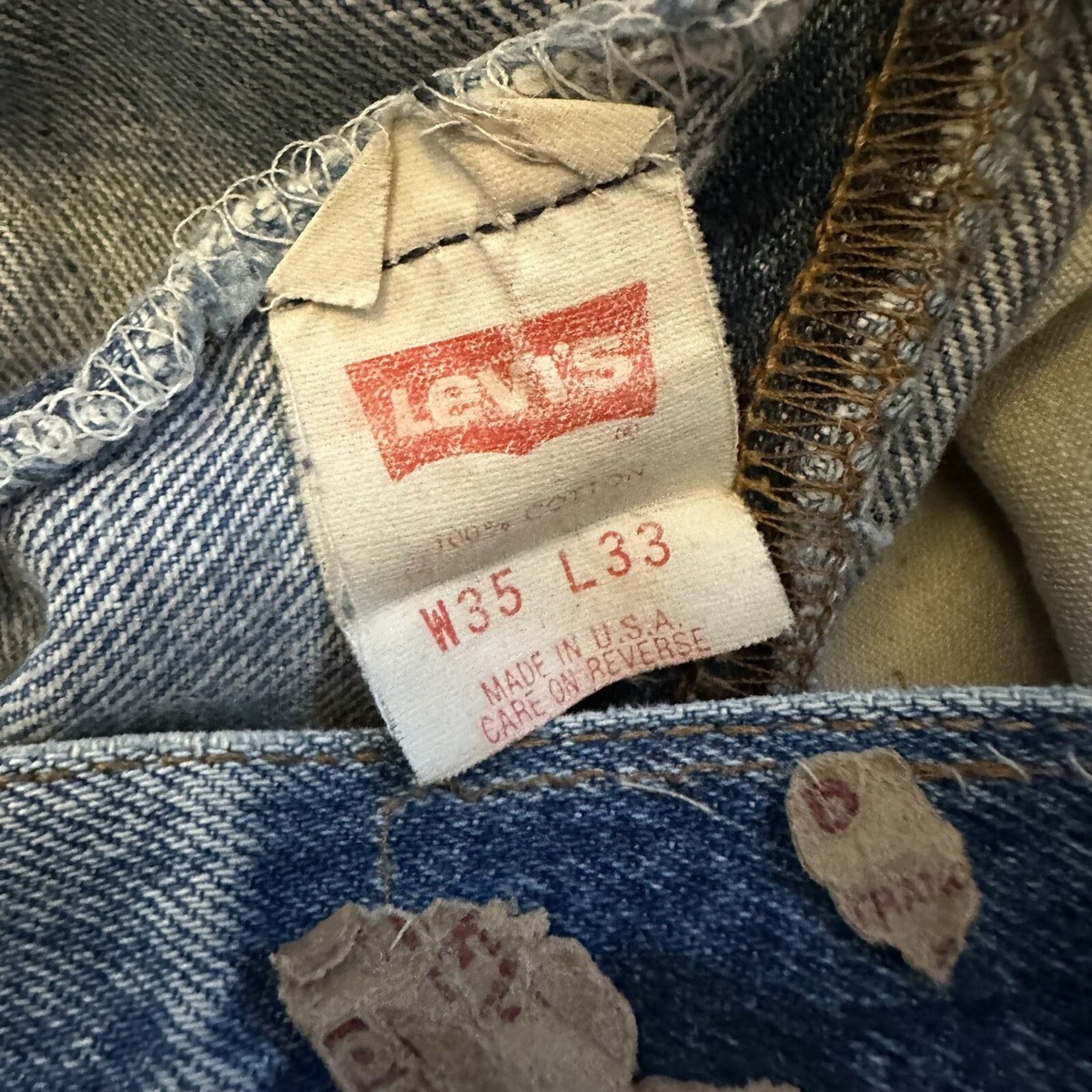 levi's 501 W35 L33 レアサイズ！！ Vintage Levi's 501 Blue Denim Jeans Size 35x33 Made In USA | eBay