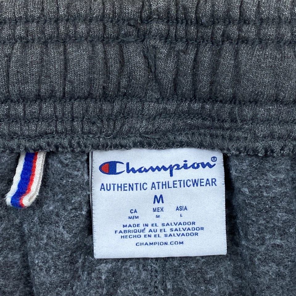 Champion Pantalones de Pista Niños Medianos Gris Pantalones Bolsillo Exterior Preppy Juventud 26x32 Foto 4 de 4