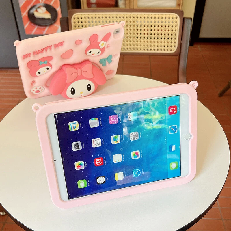iPadアクセサリー Miama My Melody Silica Gel Soft Plus Lanyard Bracket TabletCase For